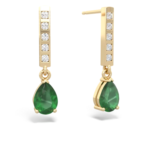 emerald art_deco earrings
