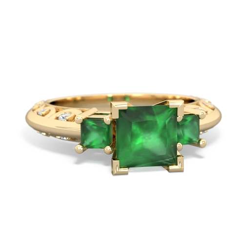tourmaline-lab ruby engagement ring