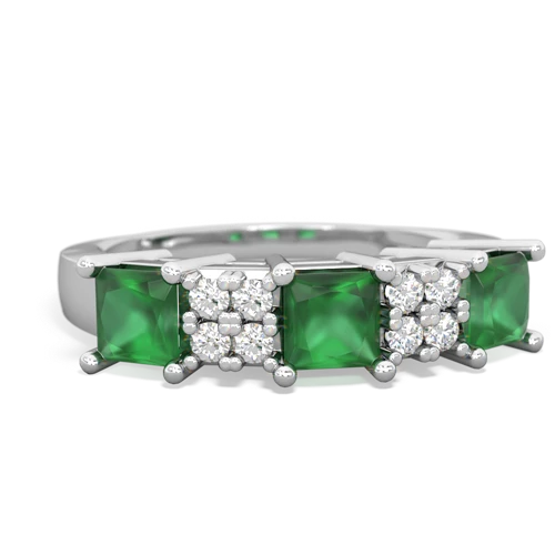 emerald-emerald timeless ring