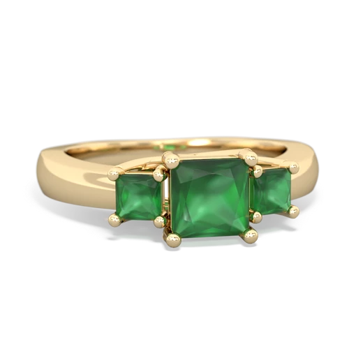tanzanite-emerald timeless ring