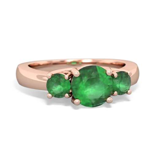 emerald-emerald timeless ring