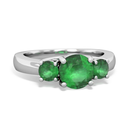 emerald-emerald timeless ring