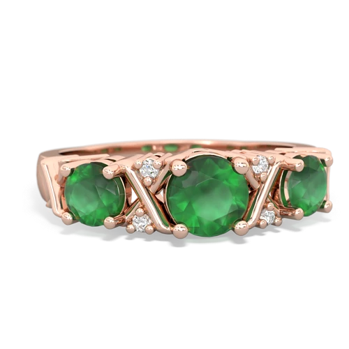 emerald-emerald timeless ring