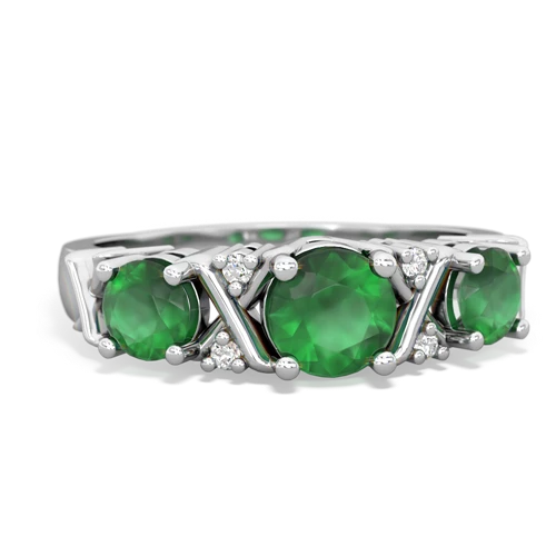 emerald-emerald timeless ring