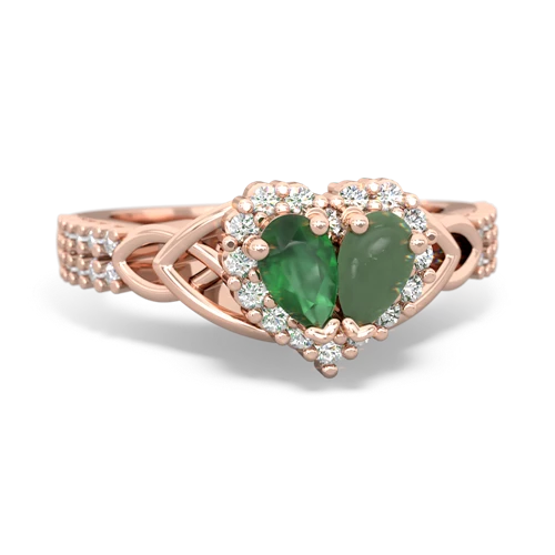 emerald-jade keepsake engagement ring