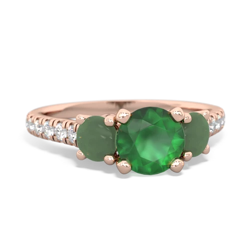 emerald-jade trellis pave ring