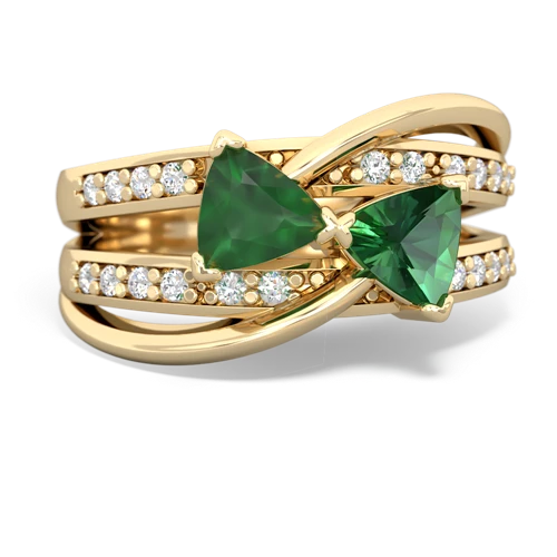 emerald-lab emerald couture ring