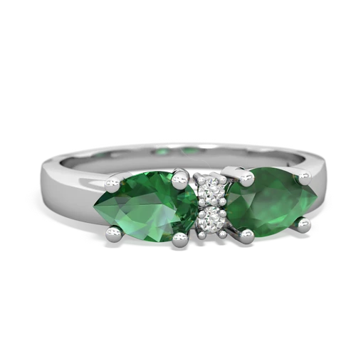 emerald-lab emerald timeless ring