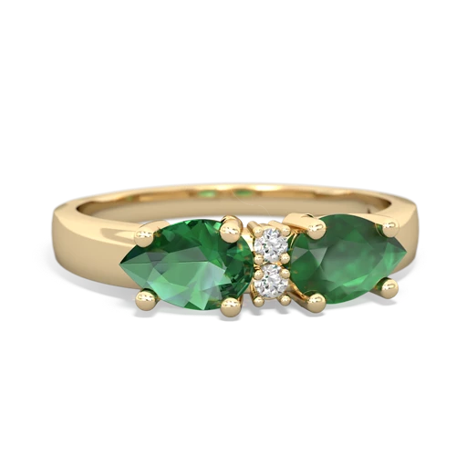 emerald-lab emerald timeless ring