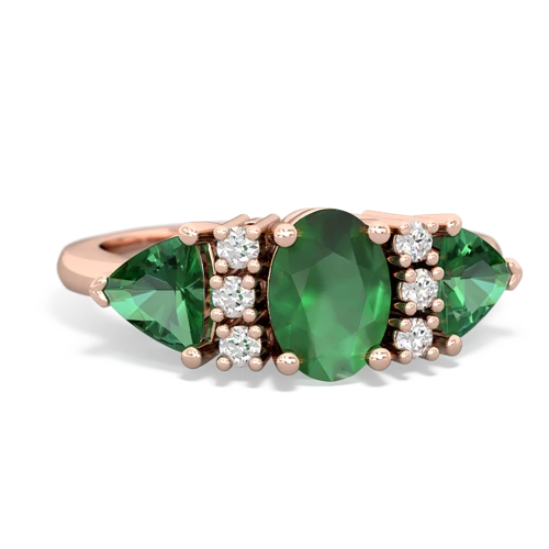 emerald-lab emerald timeless ring