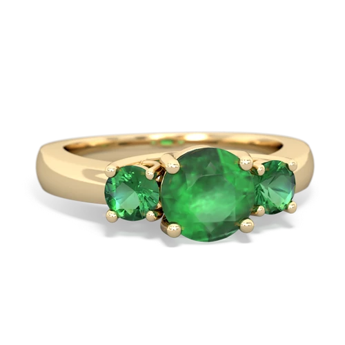 emerald-lab emerald timeless ring