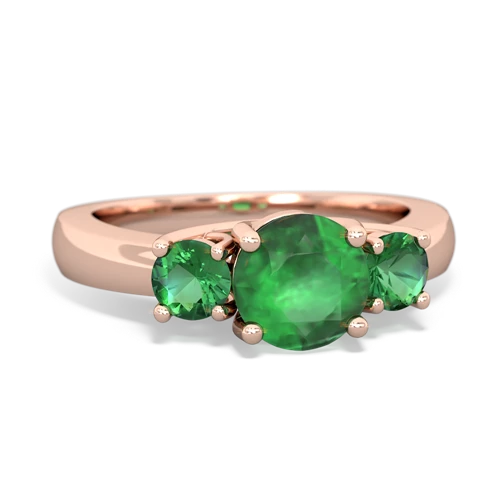 emerald-lab emerald timeless ring