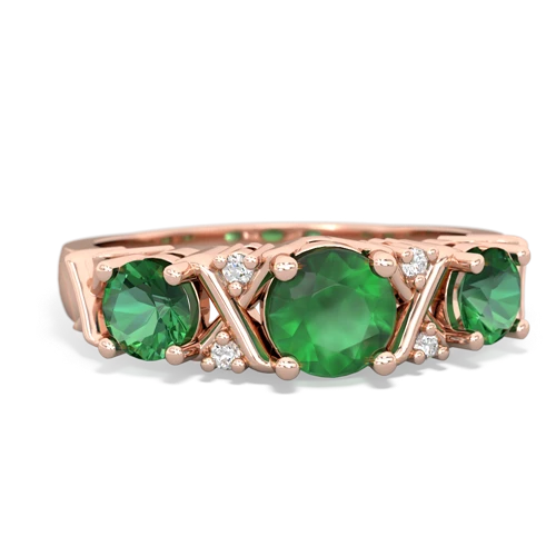 emerald-lab emerald timeless ring