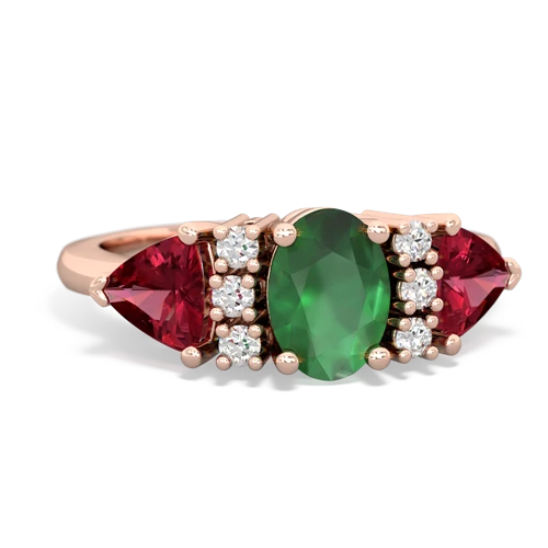 emerald-lab ruby timeless ring