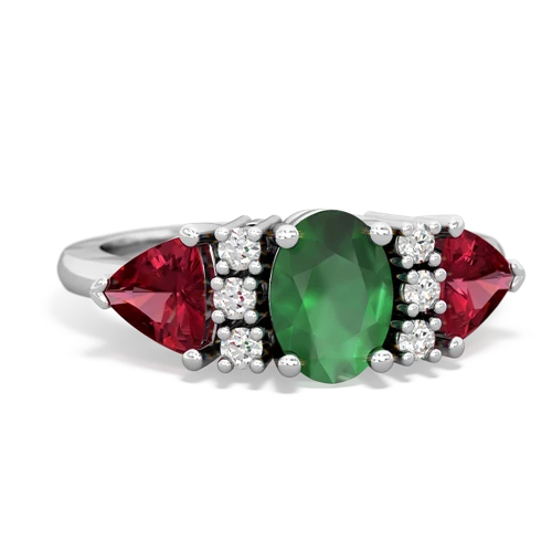 emerald-lab ruby timeless ring