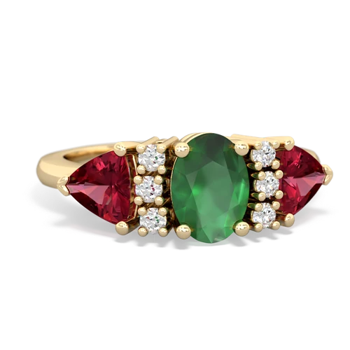 emerald-lab ruby timeless ring