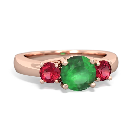 emerald-lab ruby timeless ring