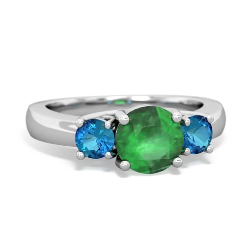 emerald-london topaz timeless ring