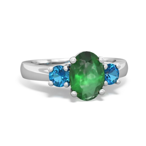 emerald-london topaz timeless ring