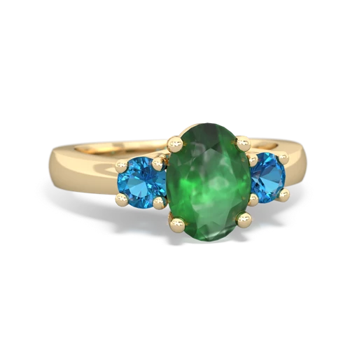 emerald-london topaz timeless ring