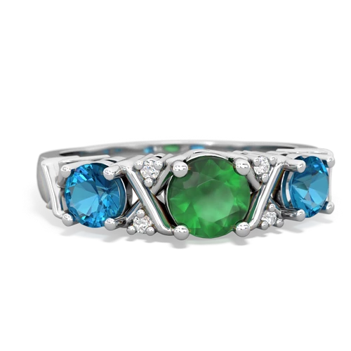 emerald-london topaz timeless ring