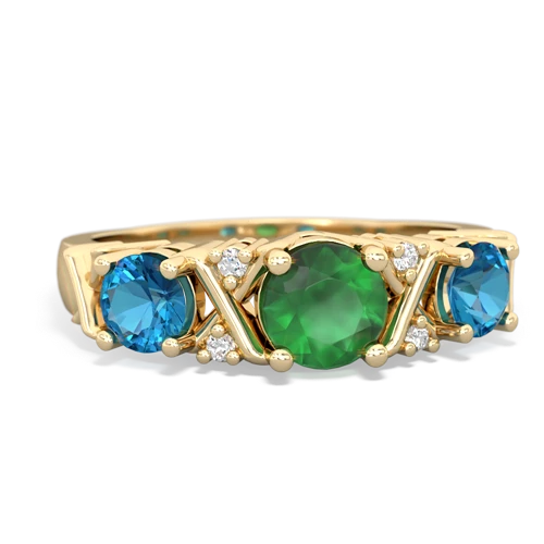 emerald-london topaz timeless ring