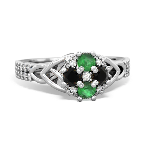 emerald-onyx engagement ring