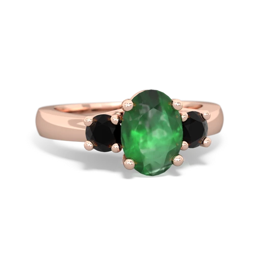 emerald-onyx timeless ring