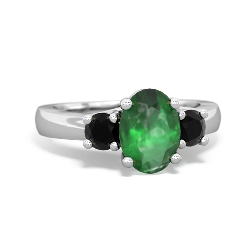 emerald-onyx timeless ring