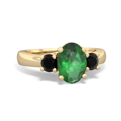 emerald-onyx timeless ring