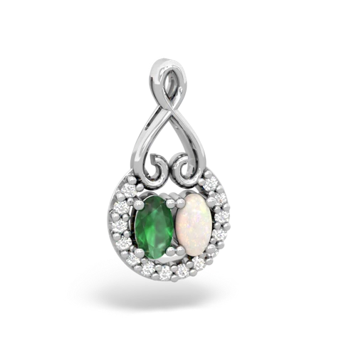 emerald-opal love nest pendant