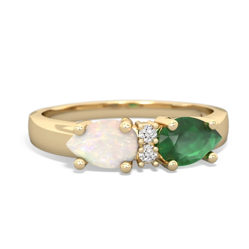 emerald-opal timeless ring