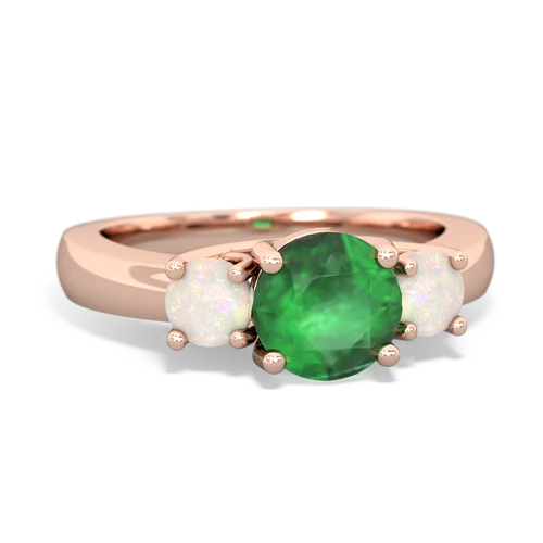 emerald-opal timeless ring