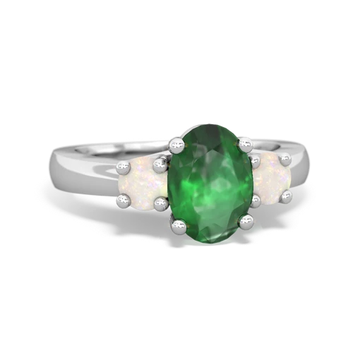 emerald-opal timeless ring