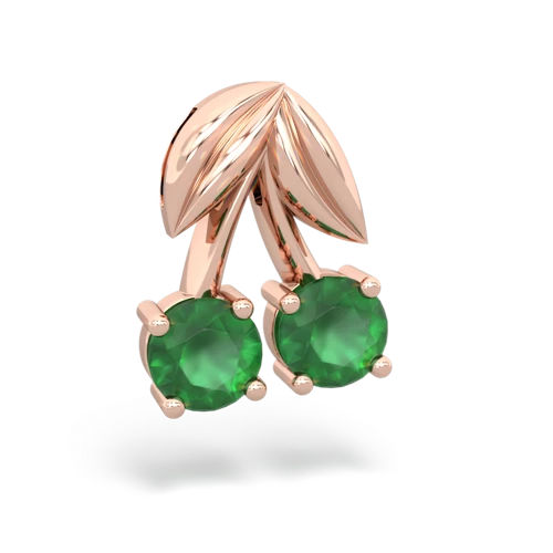 emerald cherries pendant