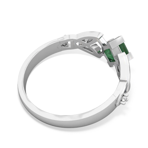 emerald celtic rings