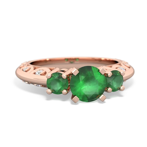 emerald engagement ring