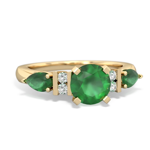 emerald engagement ring