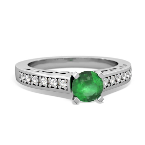 emerald engagement ring