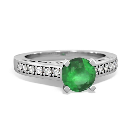 emerald engagement ring