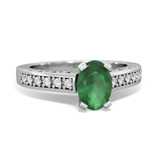 emerald engagement ring