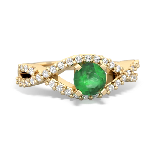 emerald engagement ring