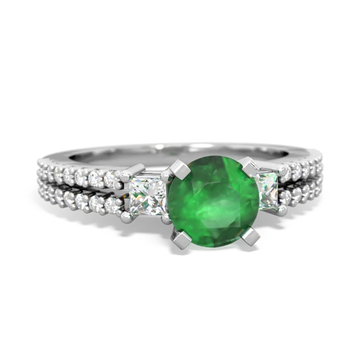 Emerald Engagement Genuine Emerald ring Ring