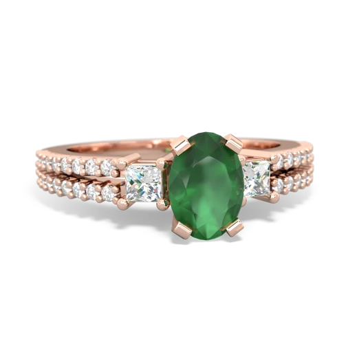 Engagement Genuine Emerald ring