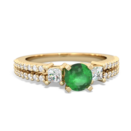 emerald engagement ring