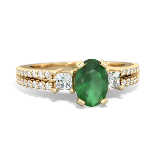 emerald engagement ring