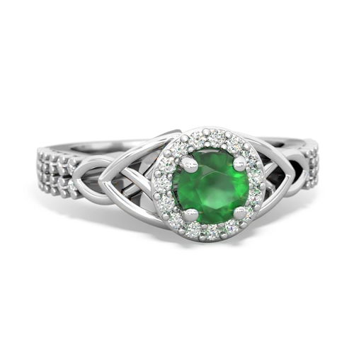 emerald engagement ring