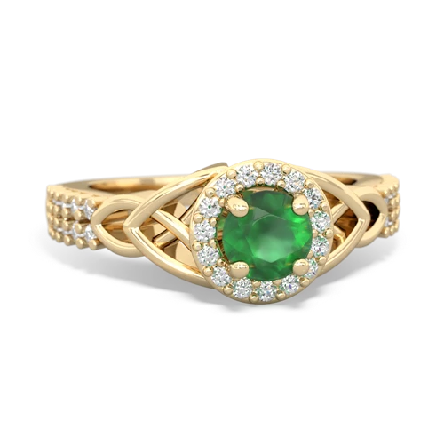 emerald engagement ring