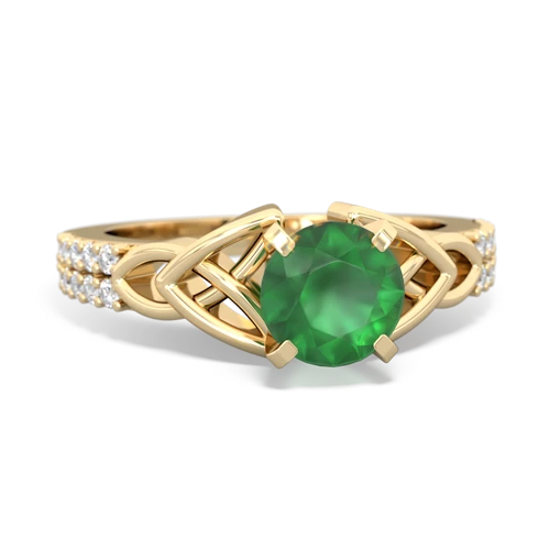 emerald engagement ring