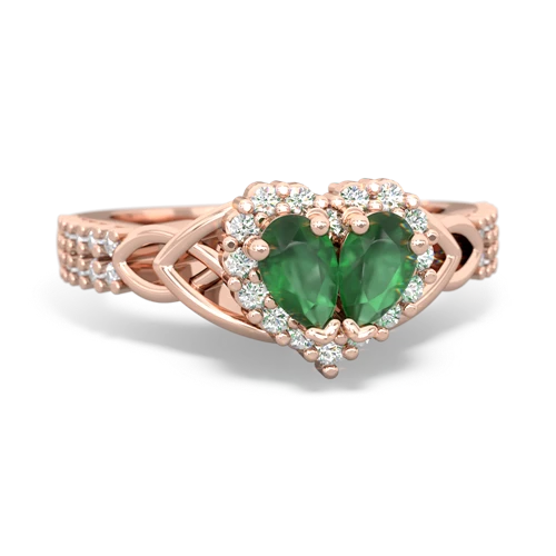 emerald keepsake engagement ring